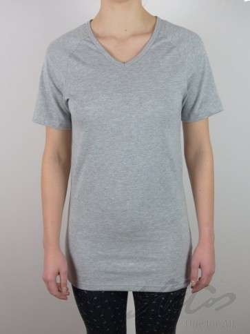 Shirt Jersey kurzarm V-Ausschnitt